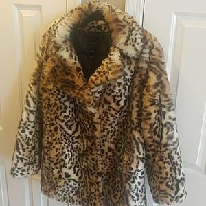 Gorgeous/fun-Forever 21! Leopard print coat! MED